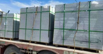 辽源 芝麻白花岗岩地铺石装车日常