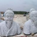 辽源 白麻花岗岩石材人物立体雕刻