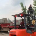 辽源 黄金麻冰裂纹，地铺石装车