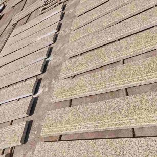 辽源 黄金麻花岗岩光面楼梯踏步