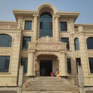 辽源 黄金麻花岗岩别墅外墙干挂