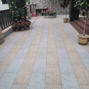 辽源 黄金麻白麻荔枝面庭院铺装展示