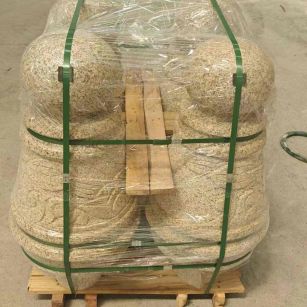 辽源 黄金麻异形定制雕花——棒棒糖挡车柱