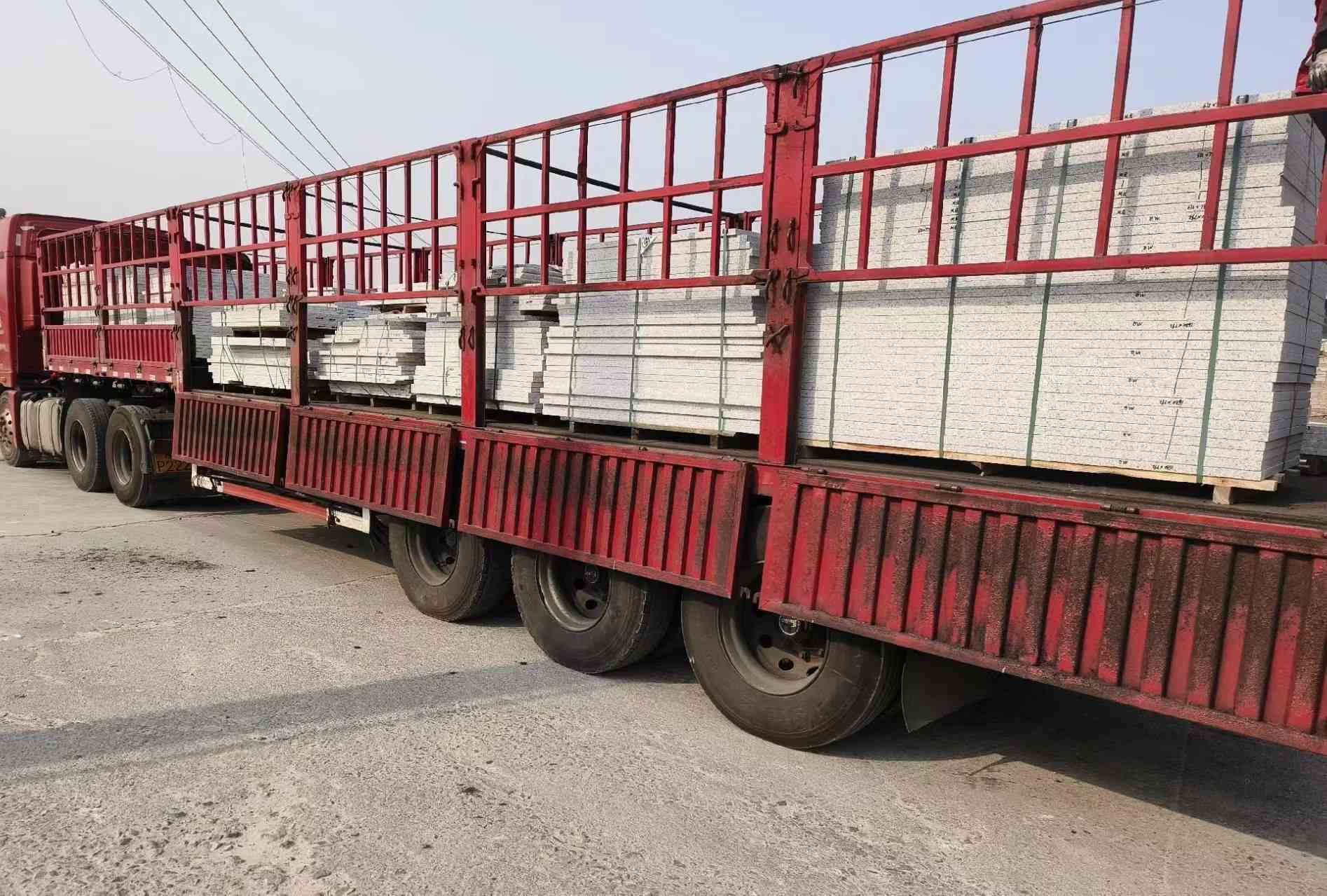 辽源 白麻荔枝面外墙干挂，工厂装车日常