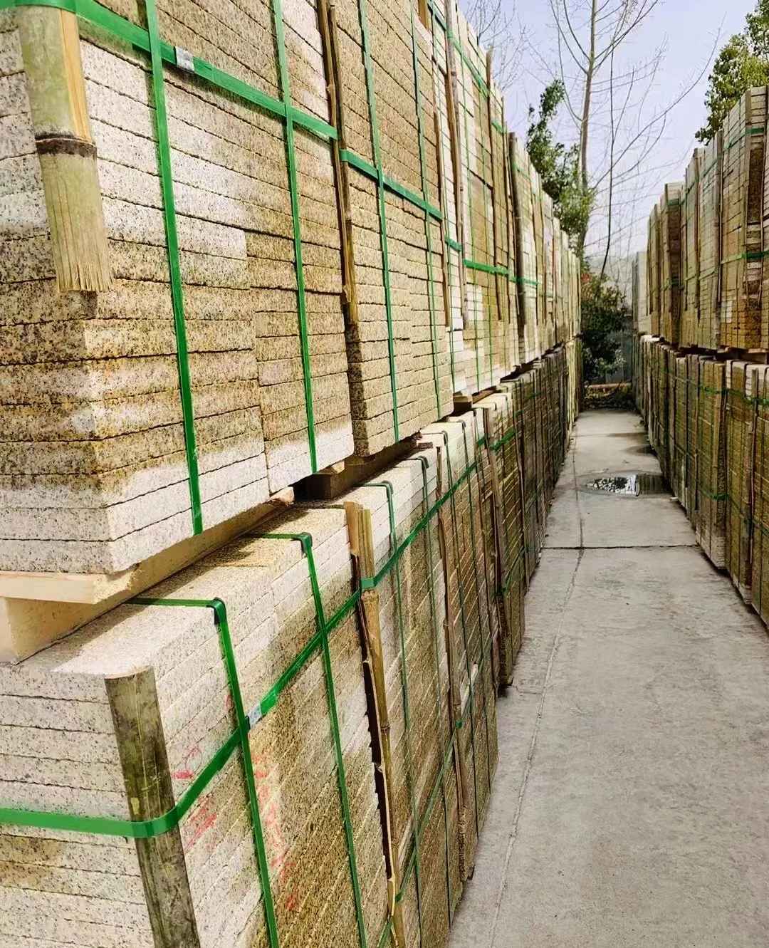 辽源 黄金麻花岗岩荔枝面地铺石