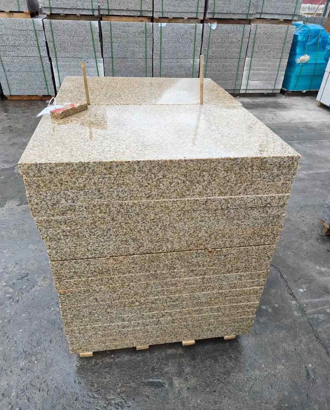 辽源 湖北黄金麻花岗岩石材荔枝面外墙石材