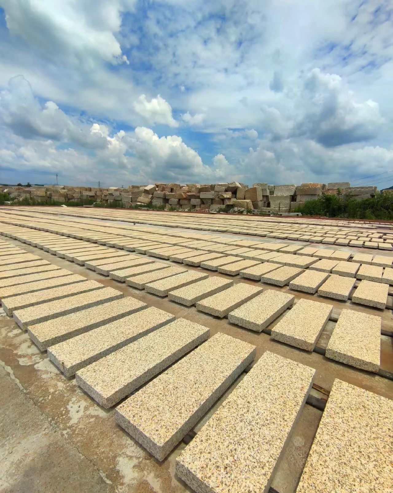 辽源 黄金麻花岗岩荔枝面地铺石防护中