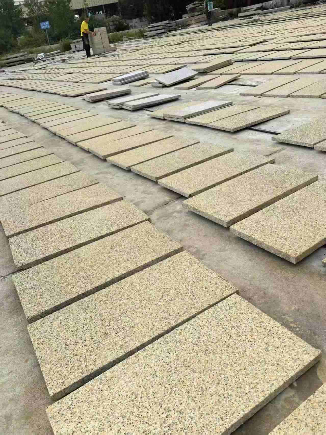 辽源 黄金麻荔枝地铺石面排板