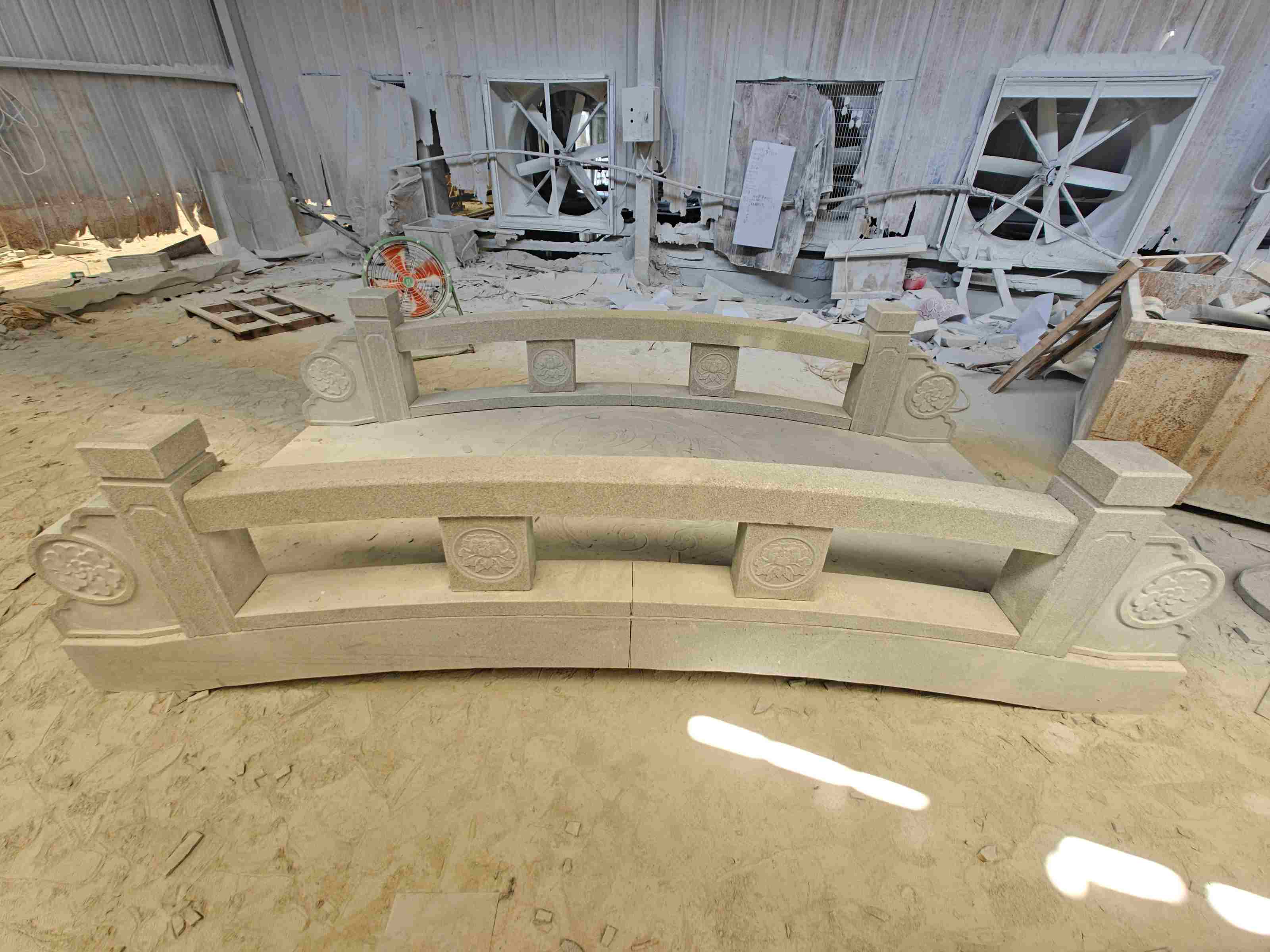 辽源 芝麻灰花岗岩异形加工-拱桥，石桥