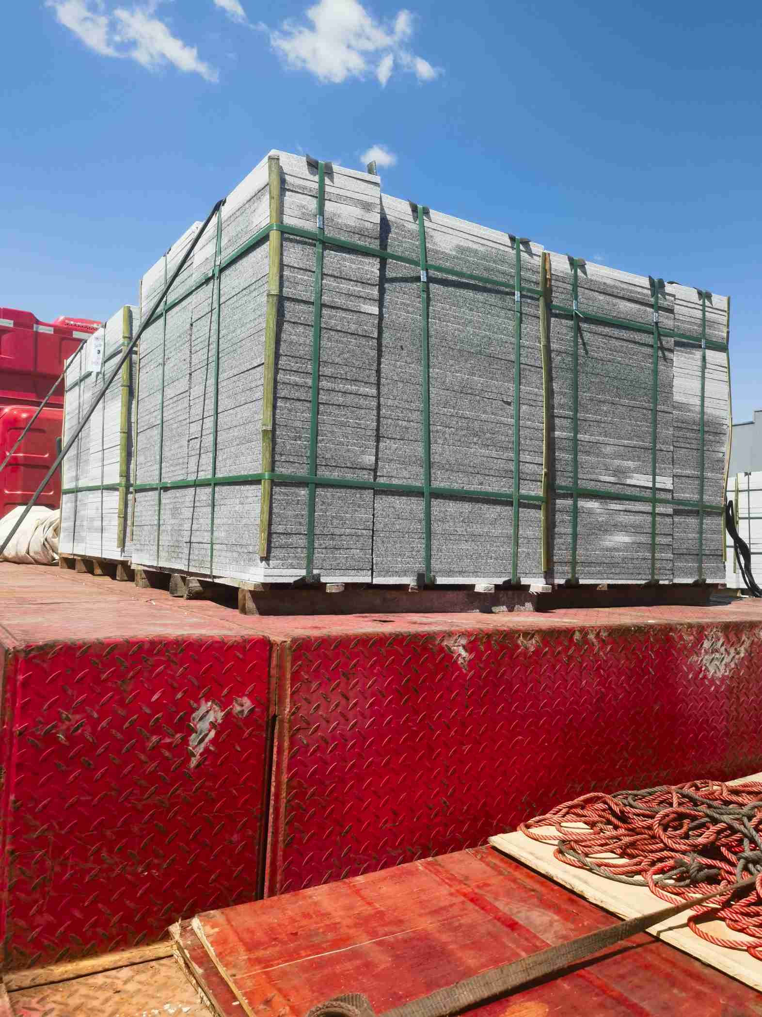 辽源 芝麻白火烧规格板地铺石300*600/600*600